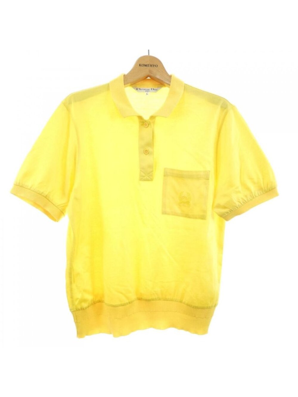 Dior Vintage Polo Yellow